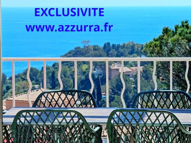 AGAY CAP ESTEREL 2 PIECES DERNIER ETAGE VUE MER PANORAMIQUE