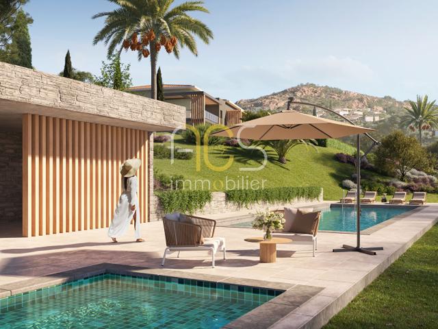 Agay La Citadelle Appartement T2 de 51,1 m2 avec balcon de 18 m2 plages à pied