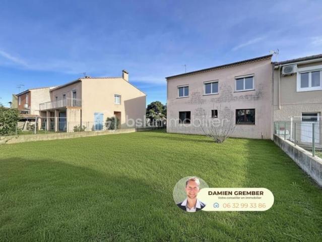 AGDE – Villa T5 de 125m² en R+1 avec garage de 92 m², combles de 118m² au sol, terrain piscinable
