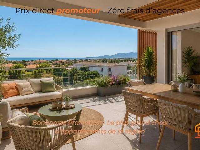 AGDE VOTRE 2 PIECES NEUF IDEALEMENT PLACE ! 2 pièces, 51 m²