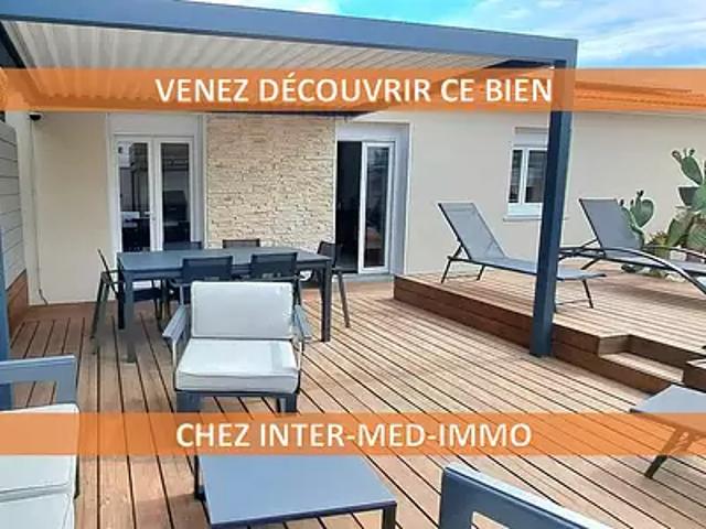 Agde 34300 Achat / Vente maison 4 pièces t4 au dernier étage piscine