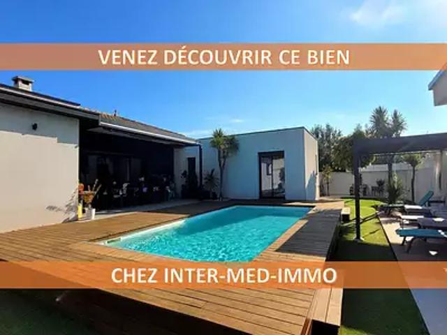 Agde 34300 Achat / Vente maison 4 pièces t4 au dernier étage piscine