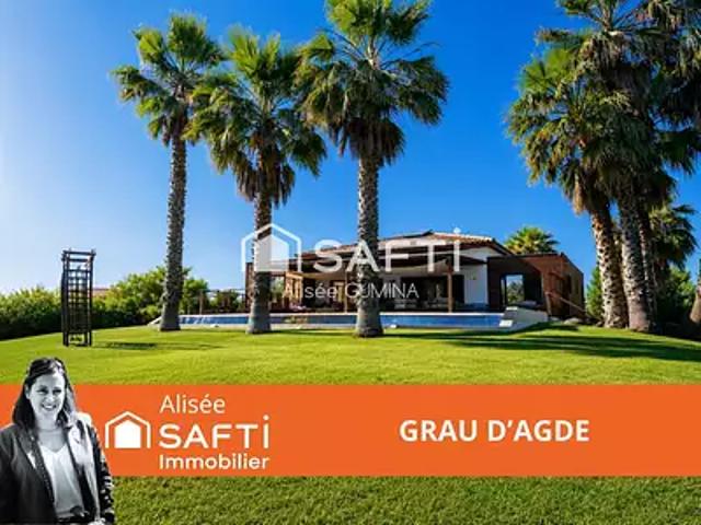 Agde 34300 Achat / Vente maison 4 pièces t4 piscine terrasse