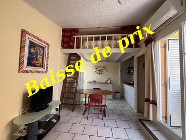 Agde 34300 Achat / Vente appartement 1 pièce t1