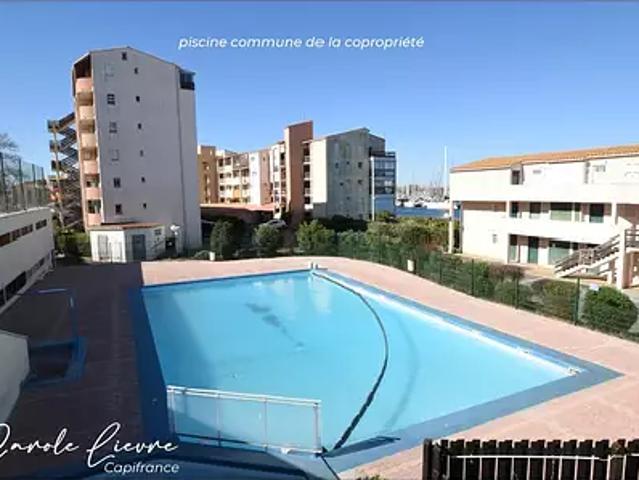 Agde 34300 Achat / Vente appartement 1 pièce t1 piscine terrasse