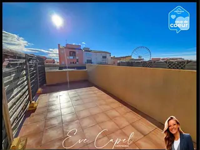 Agde 34300 Achat / Vente appartement 1 pièce t1 terrasse