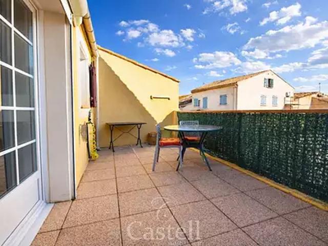 Agde 34300 Achat / Vente appartement 3 pièces t3 au dernier étage terrasse