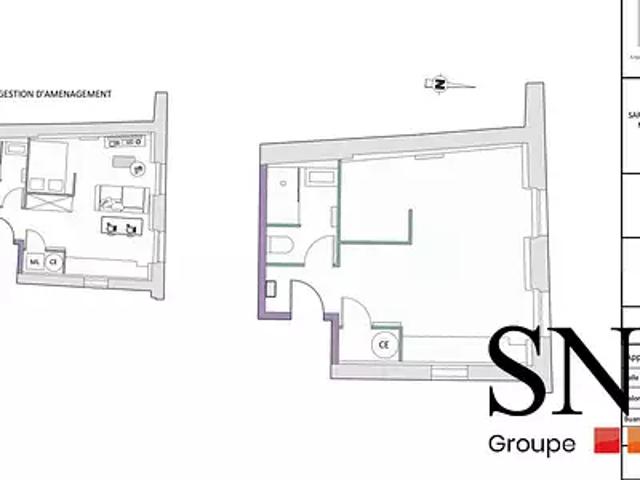 Agen 47000 Location appartement 1 pièce t1