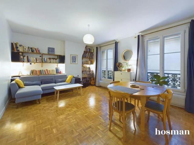 Agréable 3 pièces de 54m² au calme Traversant et bien agencé Rue de Nemours, Métro Parmentier, Paris 11e
