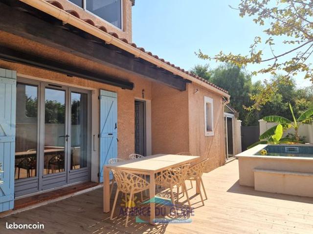 Agréable villa T 4 avec jardin et au calme absolu