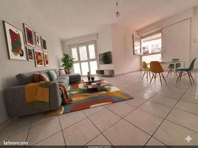 Agréable appartement T2 terrasse 7 Deniers