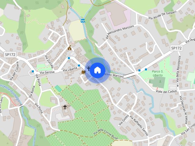 Ad Almenno con due camere con posto auto privato