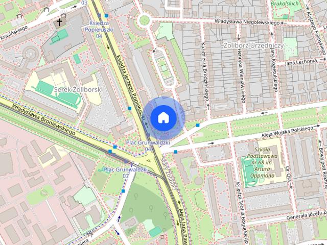 Ładna, ustawna kawalerka, w kamienicy, pl. Grunwaldzki, tramwaj, metro