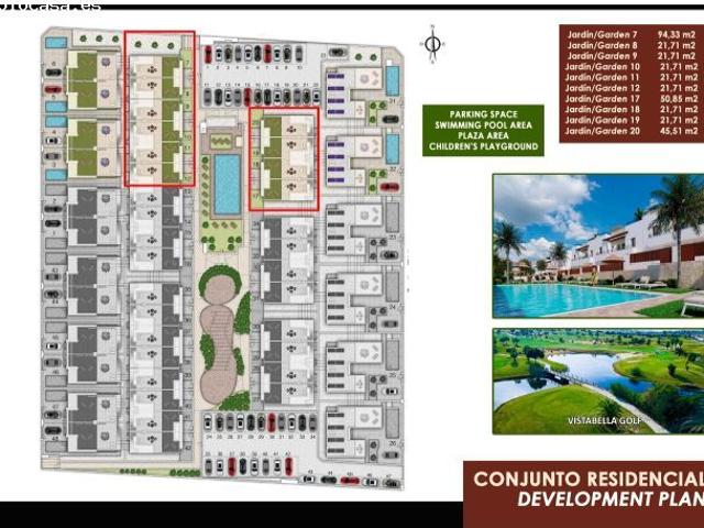 Adosado de 3 dormitorios de nueva construcción en Golf Resort, Orihuela