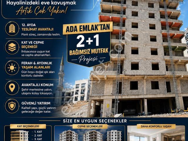 Ada Emlak'tan Satılık 2+1 Bağımsız Mutfak