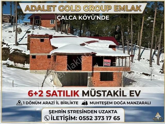Adalet Gold Group Emlak'tan Çalca Köyü'nde 1 Dönüm Arazi İle Birlikte Satılık 6+2 Müstakil Ev