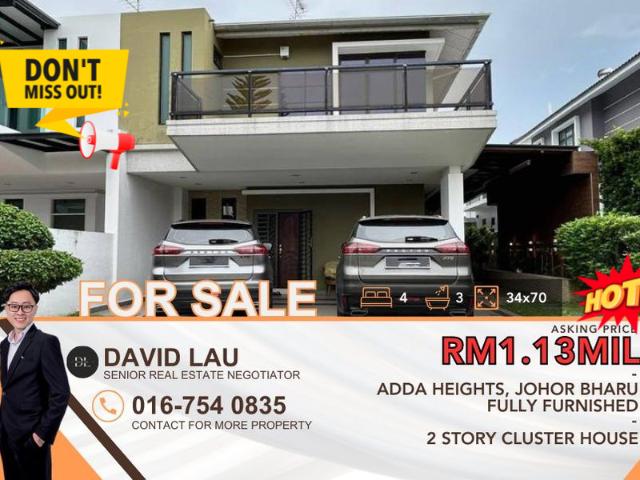 Adda Heights 2 Storey Fully Renovated Cluster House