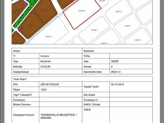 AFACAN'DAN YATIRIMLIK OVACIKTA 199m2 İMARLI SATILIK ARSA !