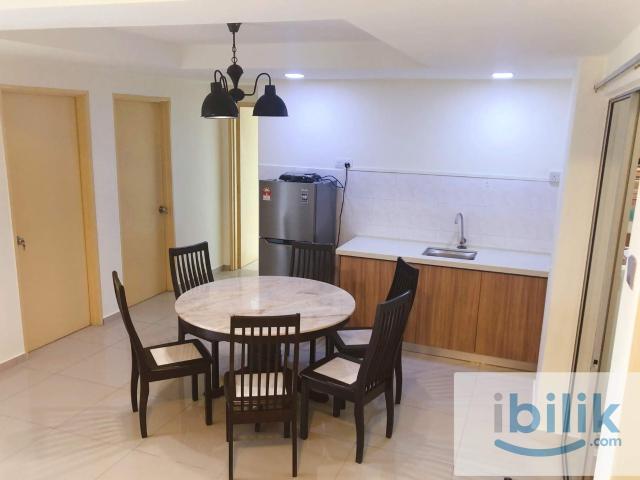 Affordable Fully Furnished Single Room @ Sri Jati 2, Special Promotion, New Aircond Wardrobe Table Chair Mattress
