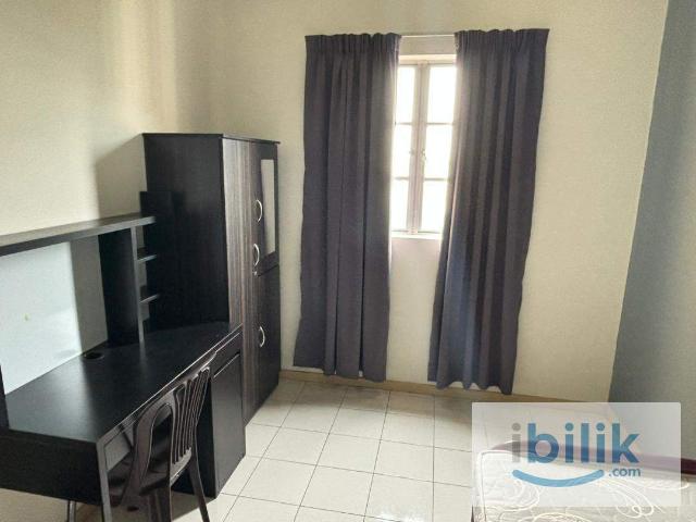 Affordable Fully Furnished Single Room @ Sri Jati 2, Special Promotion, New Aircond Wardrobe Table Chair Mattress