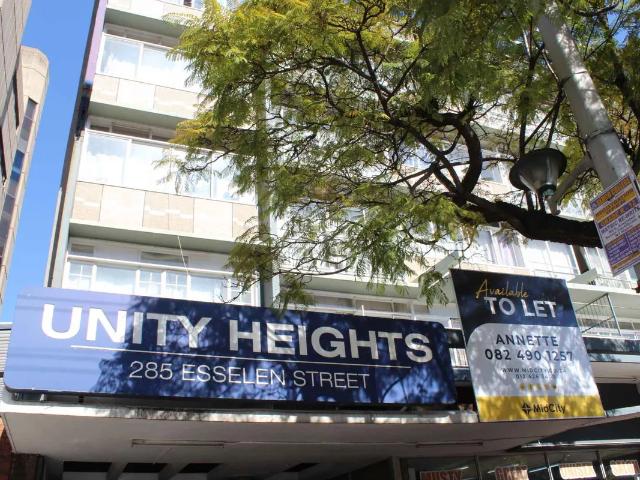 Affordable 1 Bedroom Apartment To Let Unity Height, Sunnyside Pretoria
