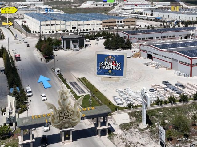 Afyon iscehisar Organize Sanayi'de 1.350m² Kapalı Alanlı Fabrika