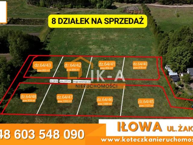 Żaków 856 m², Iłowa