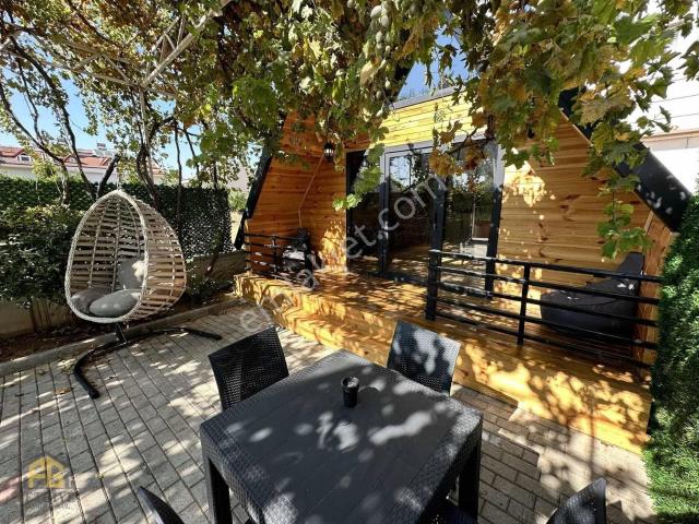 Akarcada Kiralık Eşyalı 1+1 Müstakil Bahçeli Havuzlu Bungalow