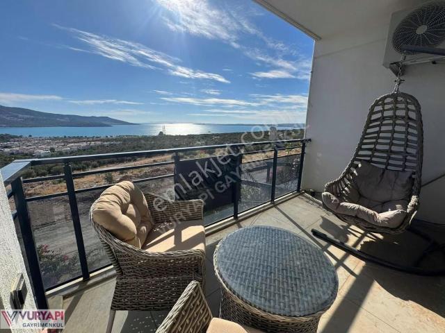 Akbük'te Full Manzaralı Eşyalı 2+1 Ara Kat Emsalsiz Fiyata