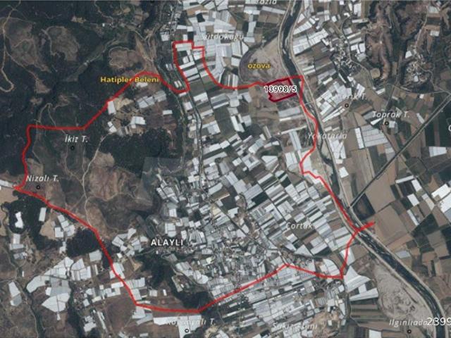 AKSU ALAYLI'DA 7000 M2 HİSSELİ TARLA