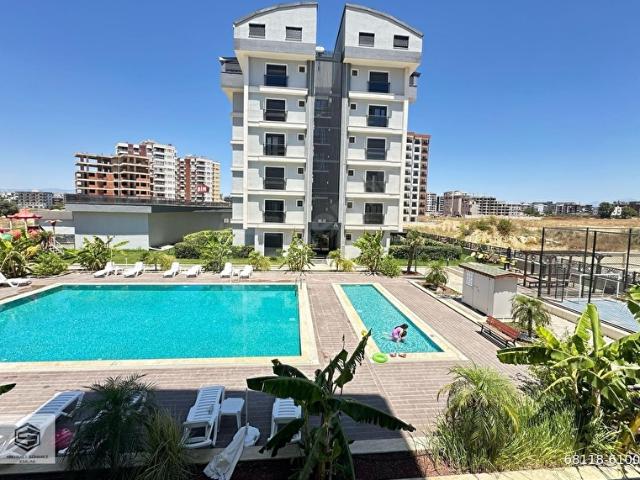 Aksu Altıntaş Rüzgar Luxury 2 Sitesi 1+1 Mobilyalı Bahçe Katı