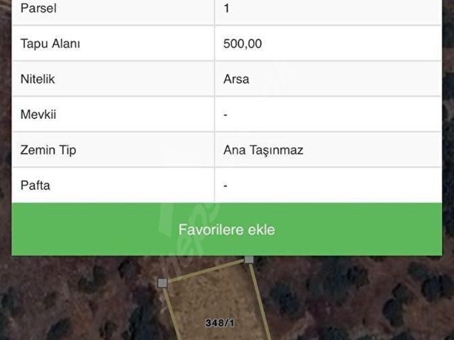 AKSU TOPALLI DA KÖŞE ARSA YOLA YAKIN