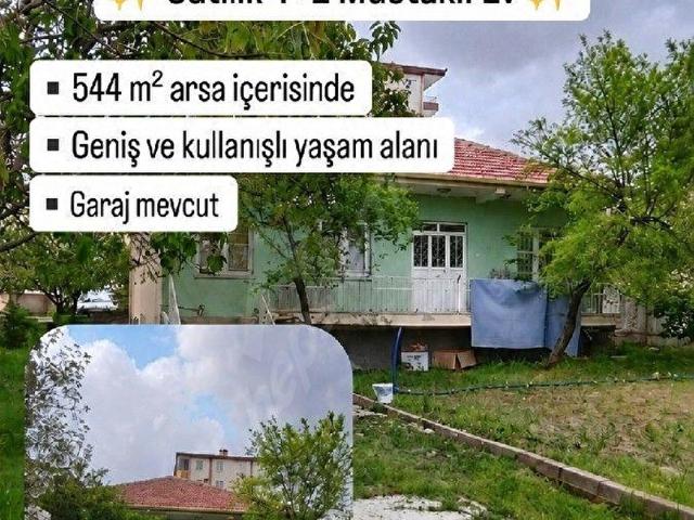 AKSARAY ORTAKÖY DE SATİLİK MÜSTAKİL EV 544m2 arsa içerisinde