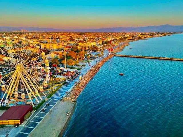 Aktif'ten Akçay'da Kazdağları Manzaralı Denize 350 Metre Ön Cephe Geniş 2+1 Fırsat Daire