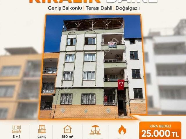 Aktif'ten Doğalgazlı | Teraslı 3+1 Kiralık Daire