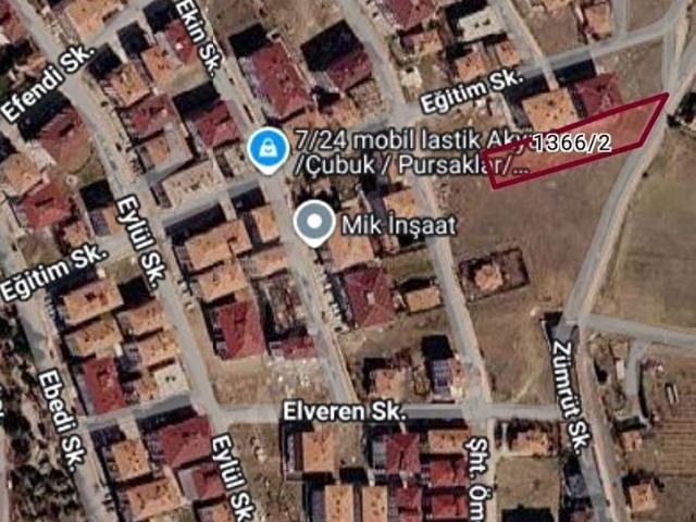 AKYURT YEŞİLTEPE MAHALLESİNDE 706 M2 ARSA