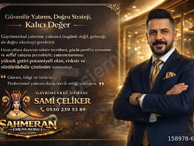 ŞAHMERAN'DAN ULAŞ MAH 6.500 M2 BAHÇE SATILIK