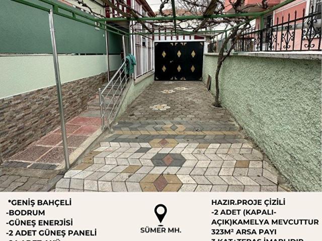 ŞAHSİ GARAJLI MÜSTAKİL SATILIK DAİRE * SAKİN BİR YAŞAM ALANI İSTEYENE FIRSAT