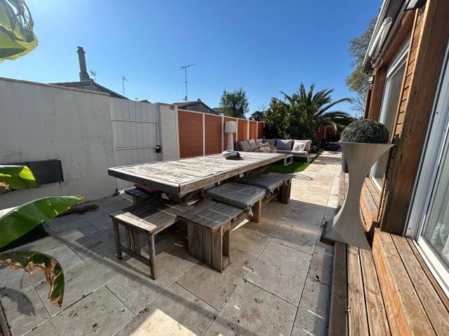 Aigues Mortes Appartement 2 chambres + 1 bureau jardin &