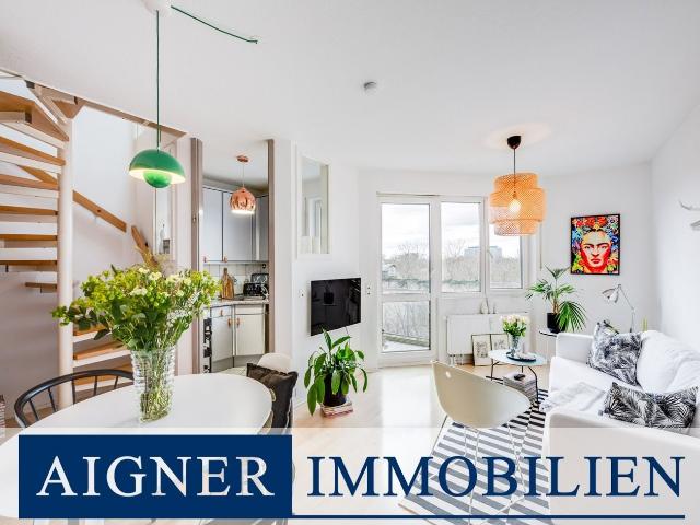 AIGNER Charmante, vermietete Maisonette Wohnung mit Balkon in zentraler Lage am Olympiapark!