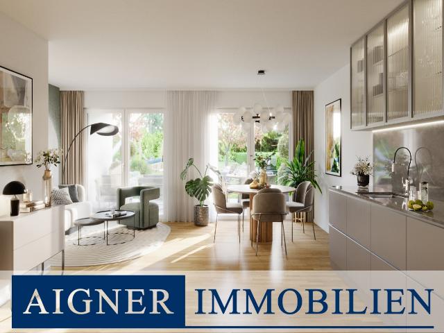 AIGNER Energieeffizienz trifft auf Moderne: 2 Zi Erdgeschoss Neubauwohnung im Herzen Obersendlings