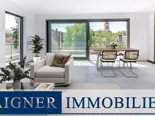 AIGNER Erstklassiges Penthouse in elegantem Stadthaus mit Traumterrasse und Blick ins Grüne