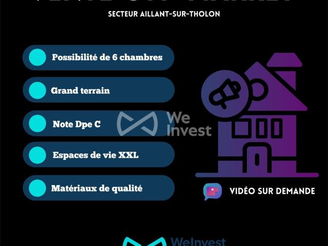 Aillant sur Tholon Vente Maison 89