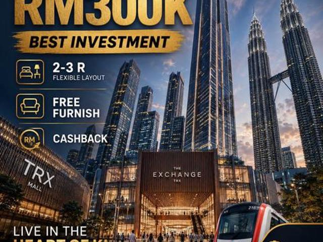 Airbnb Invest NEXT to MRT 1 Stop to Midvalley KLCC Ready Tenant