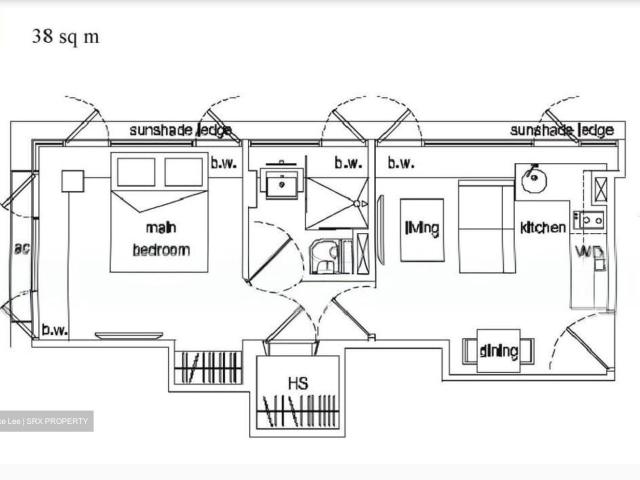 Airstream D12, Apartment