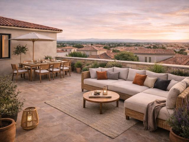 AIX EN PROVENCE 5P DE 115M² EN DERNIER ETAGE AVEC TERRASSE DE 40M² 5 pièces, 115 m²