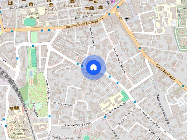 AIX EN PROVENCE A LOUER T4/5 CENTRE VILLE TERRASSE / LOGGIA PARKING