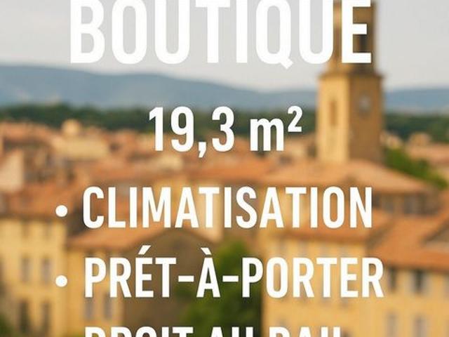 Aix en Provence, hyper centre ville, boutique de près de 20 m²