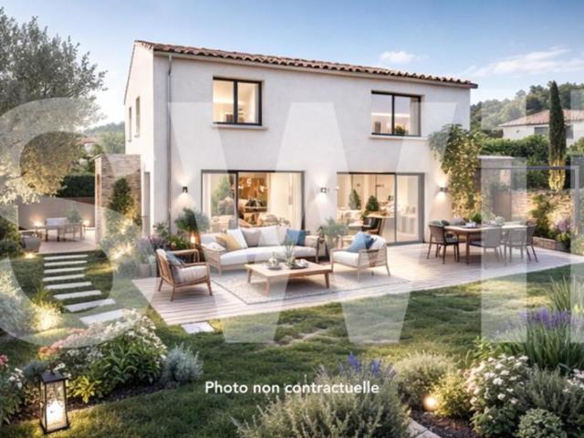 AIX EN PROVENCE – MAISON NEUVE AVEC JARDIN ET ROOFTOP – EMPLACEMENT RARE