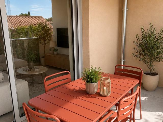 AIX EN PROVENCE T3 NEUF DE 76,5 m2 AVEC TERRASSE RÉSIDENCE SÉCURISÉE